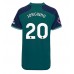 Tanie Strój piłkarski Arsenal Jorginho Frello #20 Koszulka Trzeciej dla damskie 2023-24 Krótkie Rękawy